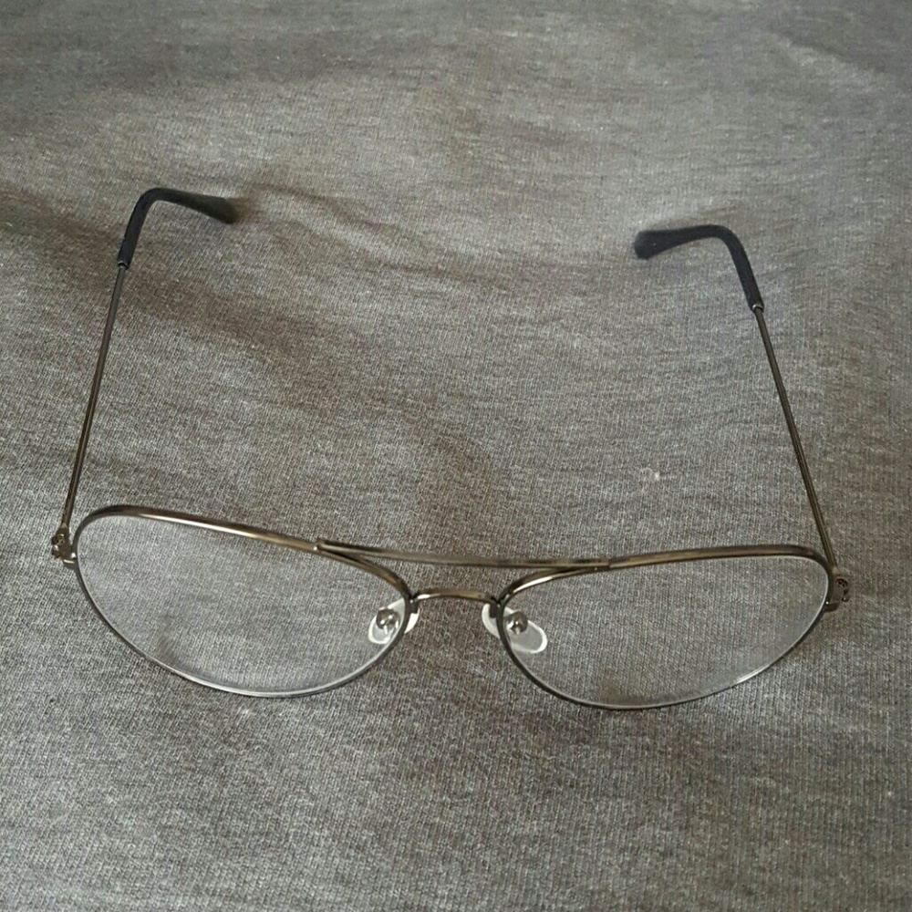 Dark Grey Fake Glasses